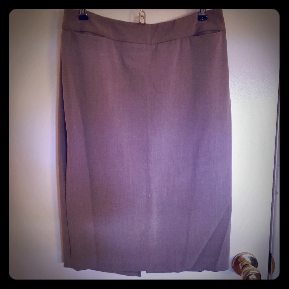 New York & Co Light Brown Skirt sz2